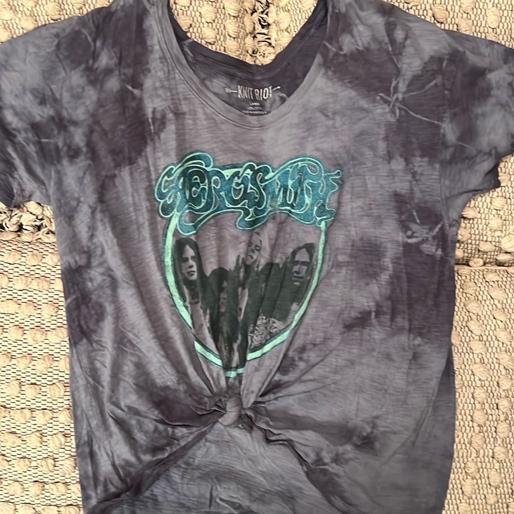 Knit Riot Victoria’s Secret Aerosmith Shirt Size Large